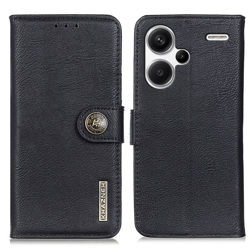 Etui Folio Do Xiaomi Redmi Note 13 Pro Plus 5g Klasyczny Khazneh