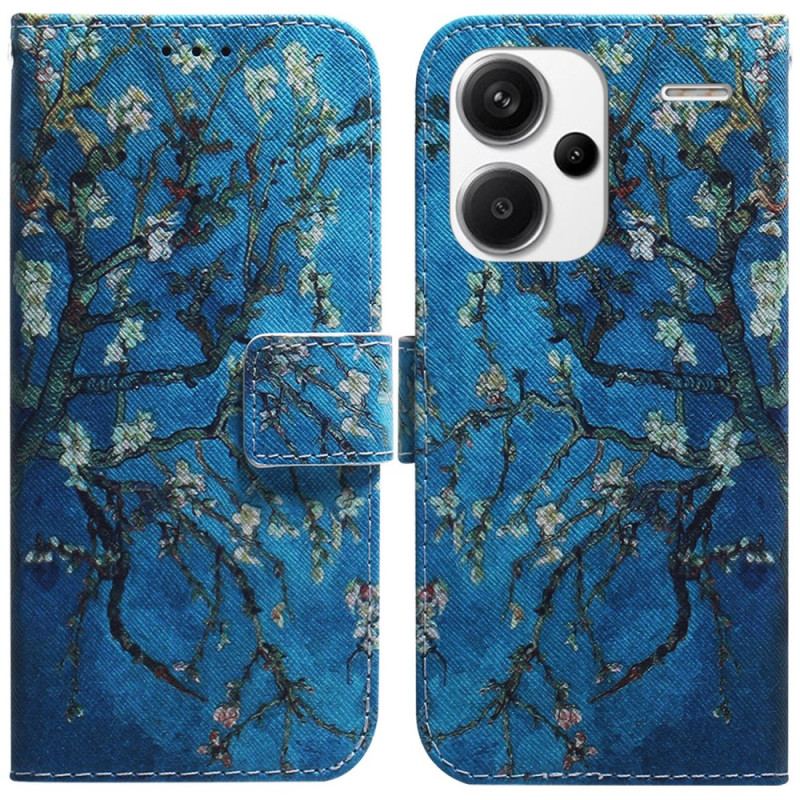 Etui Folio Xiaomi Redmi Note 13 Pro Plus 5g Kwiaty Moreli
