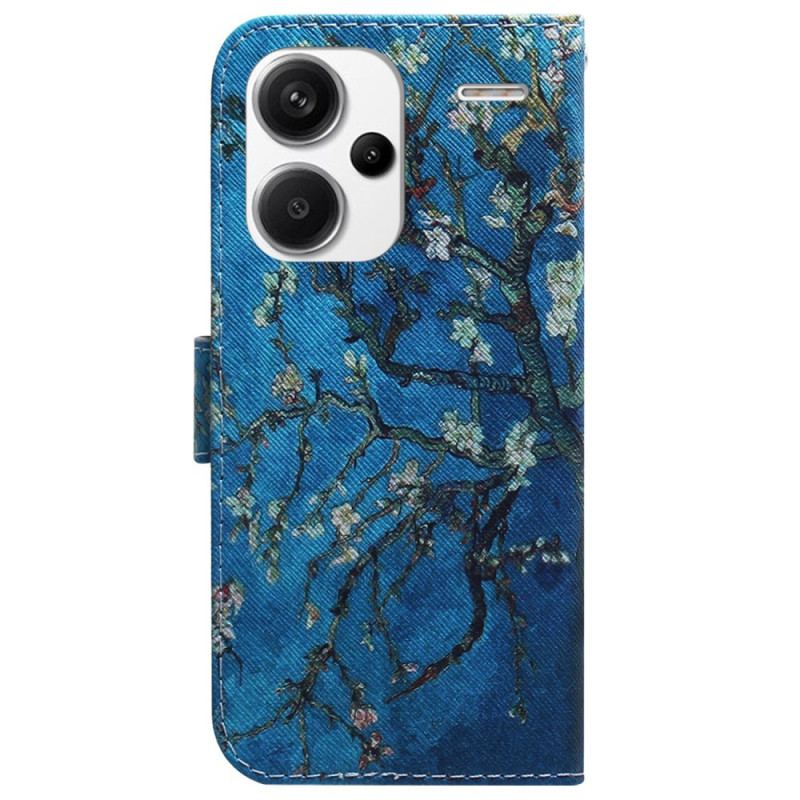 Etui Folio Xiaomi Redmi Note 13 Pro Plus 5g Kwiaty Moreli