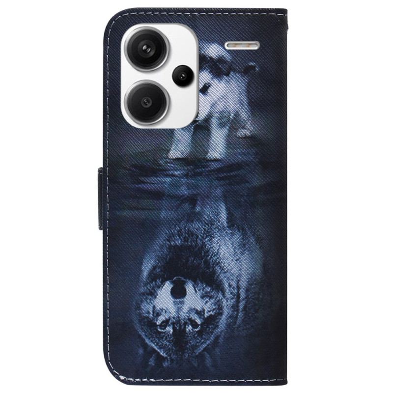 Etui Folio Xiaomi Redmi Note 13 Pro Plus 5g Sen Szczeniaka Etui Ochronne