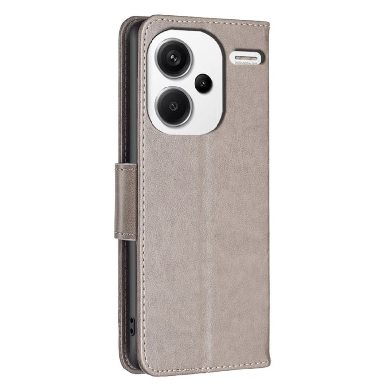 Etui Folio Xiaomi Redmi Note 13 Pro Plus 5g Wzór Motyla Z Paskiem Etui Ochronne