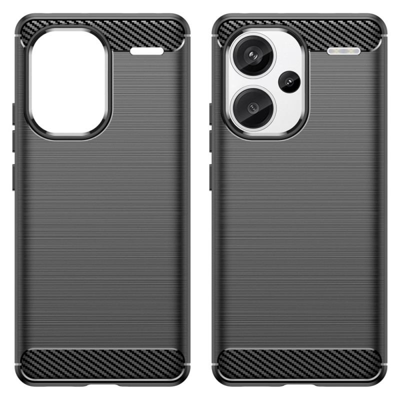 Etui Xiaomi Redmi Note 13 Pro Plus 5g Szczotkowane Włókno Węglowe Etui Ochronne
