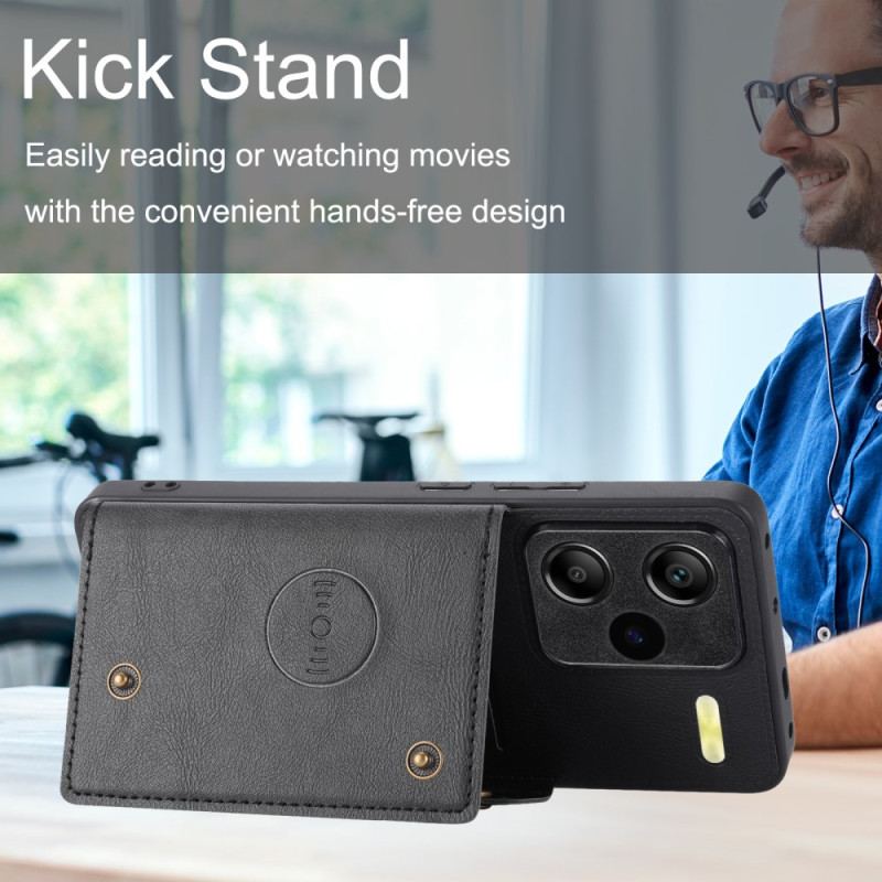 Etui Xiaomi Redmi Note 13 Pro Plus 5g Ze Wspornikiem I Uchwytem Na Kartę