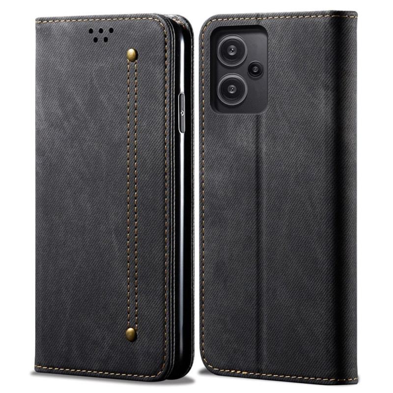 Flip Kotelot Xiaomi Redmi Note 13 Pro Plus 5g Etui Na Telefon Tkanina Dżinsowa