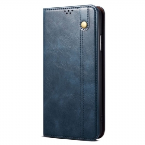 Flip Kotelot Xiaomi Redmi Note 13 Pro Plus 5g Woskowana Imitacja Skóry Etui Ochronne