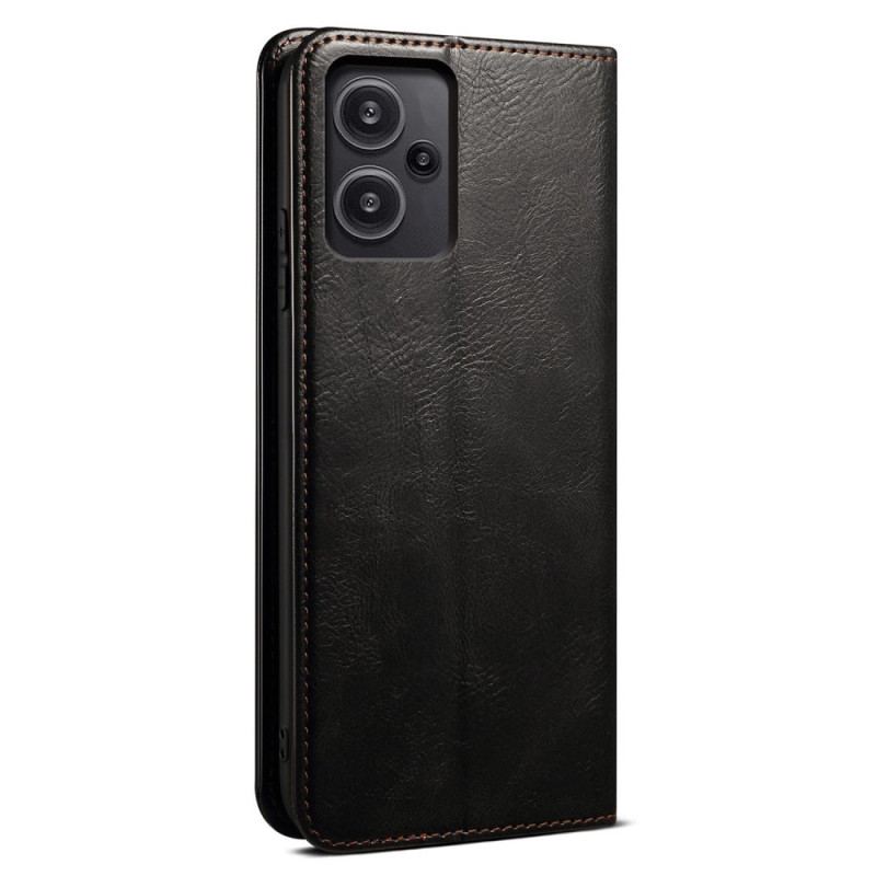 Flip Kotelot Xiaomi Redmi Note 13 Pro Plus 5g Woskowana Imitacja Skóry Etui Ochronne