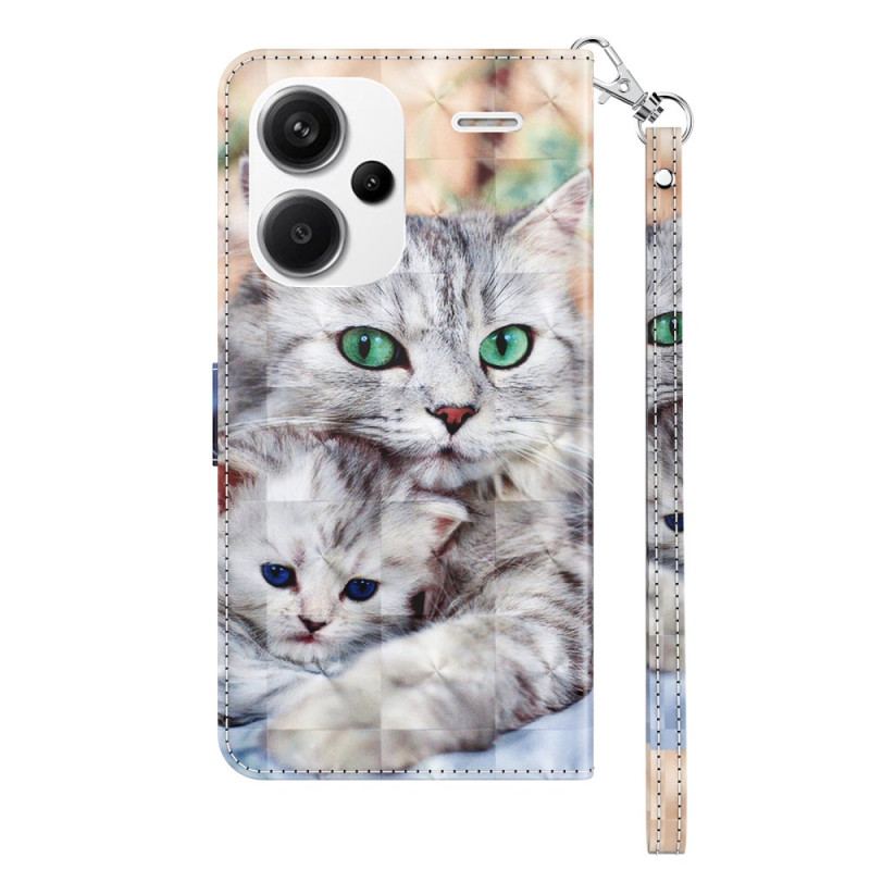Obudowa Xiaomi Redmi Note 13 Pro Plus 5g Etui Na Telefon Dwa Koty W Stringach