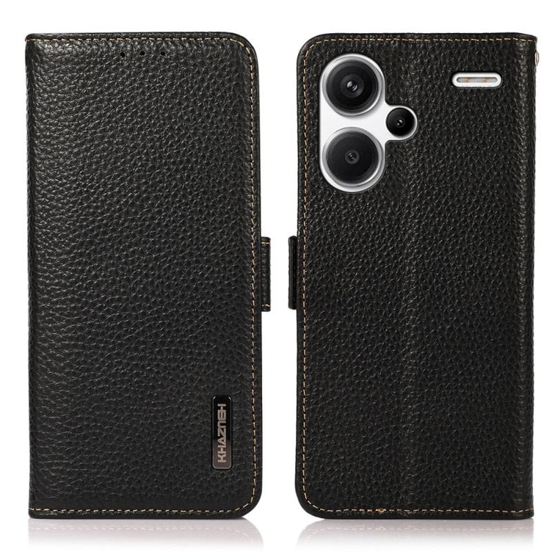 Skórzany Futerał Xiaomi Redmi Note 13 Pro Plus 5g Etui Na Telefon Blokada Rfid Khazneh