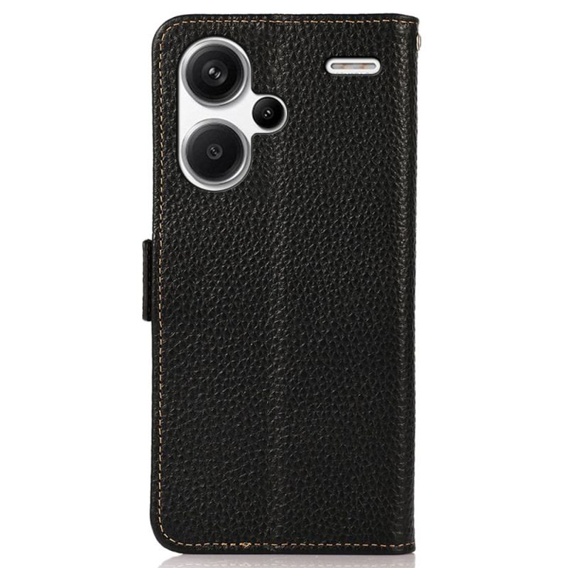 Skórzany Futerał Xiaomi Redmi Note 13 Pro Plus 5g Etui Na Telefon Blokada Rfid Khazneh