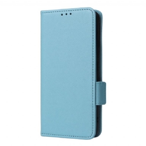 Skórzany Futerał Xiaomi Redmi Note 13 Pro Plus 5g Etui Na Telefon Ultracienki Z Paskiem