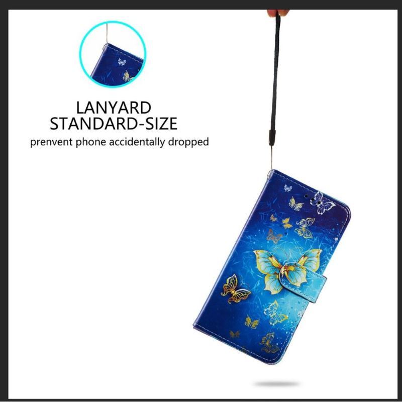 Etui Folio do Samsung Galaxy S20 FE Złoty Motyl