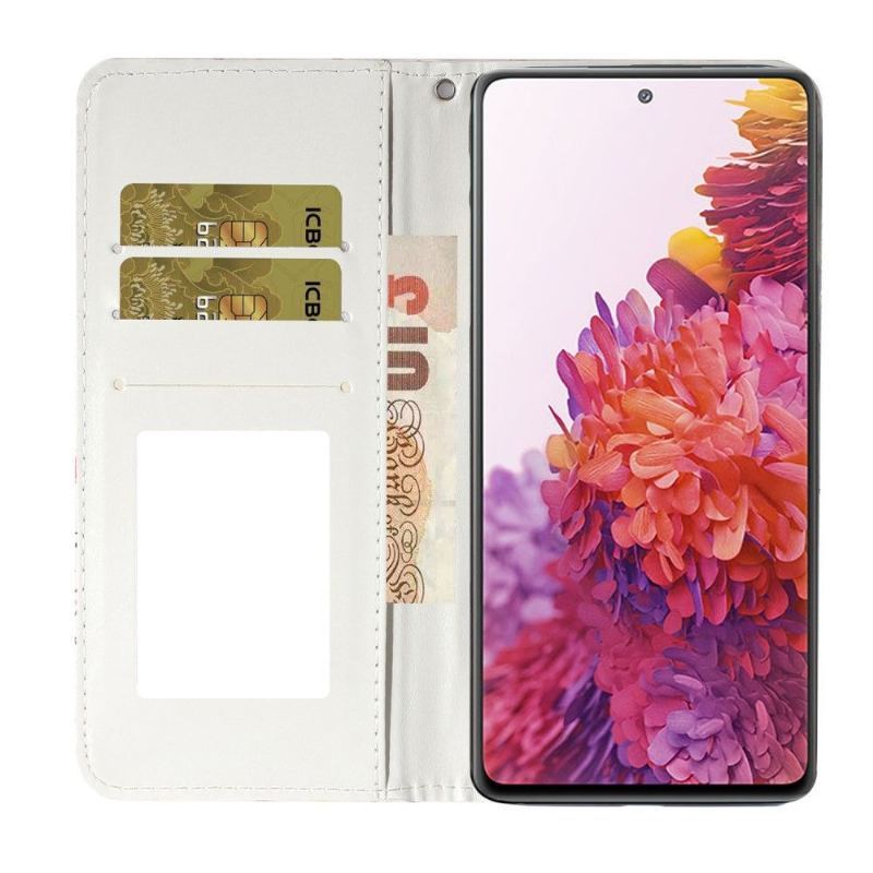 Skórzany Futerał do Samsung Galaxy S20 FE Anti-fall Styl Krowy
