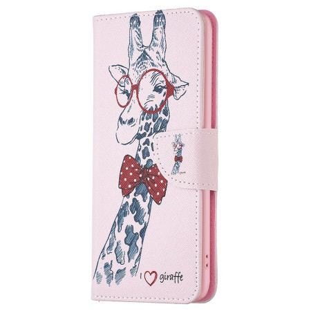 Etui Folio Oppo A98 5g Żyrafa Intello
