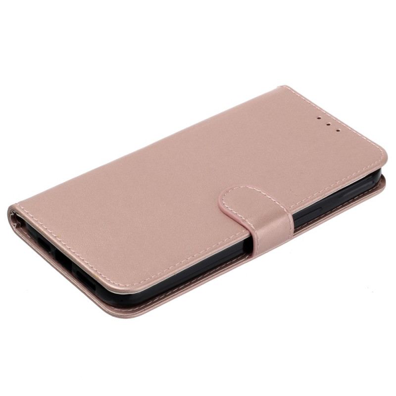 Obudowa Oppo A98 5g Etui Na Telefon Efekt Skóry Z Paskiem