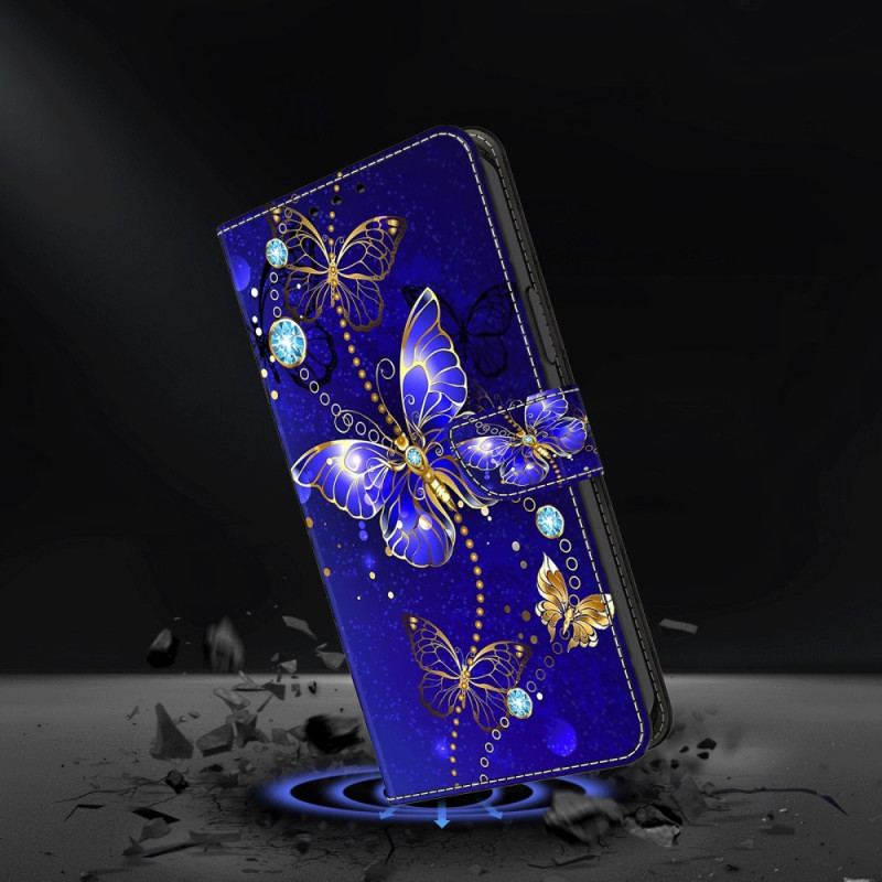 Pokrowce Oppo A98 5g Diamentowe Motyle