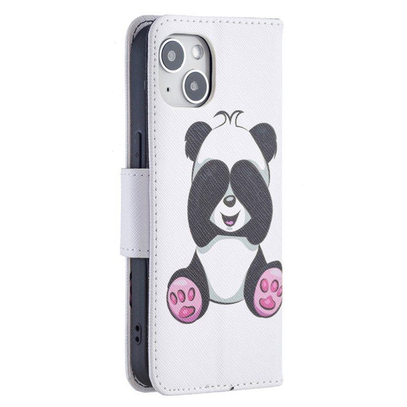 Etui Folio do iPhone 15 Panda