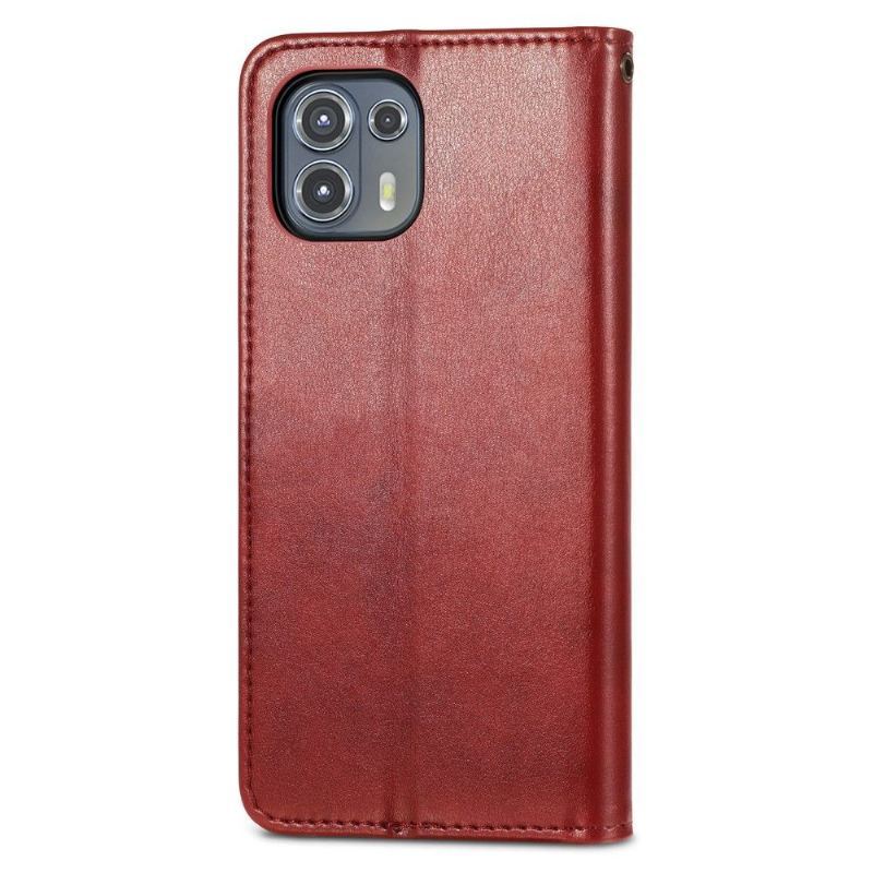 Etui Folio do Motorola Edge 20 Lite Indila Etui Na Karty Ze Sztucznej Skóry