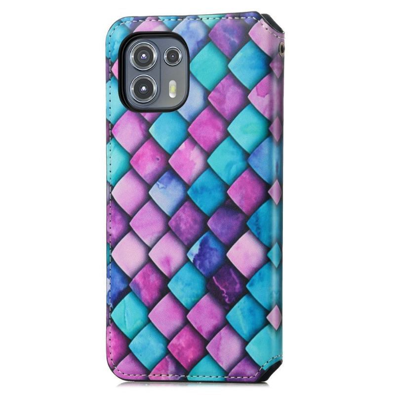 Etui Na Telefon Pokrowce do Motorola Edge 20 Lite Biznes Kolorowy Styl Żółw