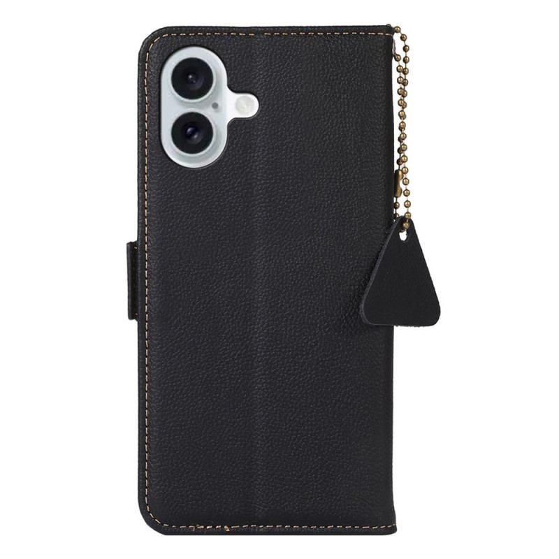 Etui Folio Do iPhone 16 Etui Blokujące Rfid Klasy Premium