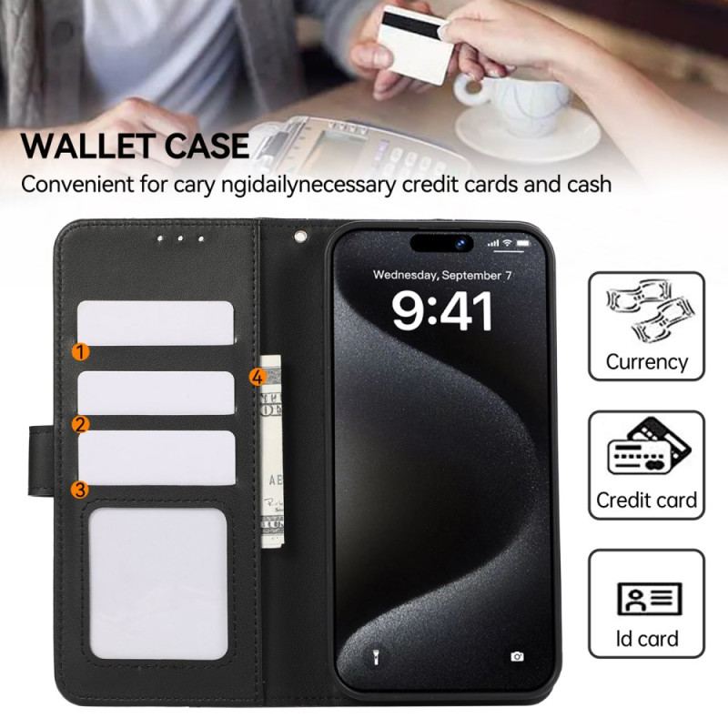 Etui Folio Do iPhone 16 Etui Na Karty Rfid I Portfel