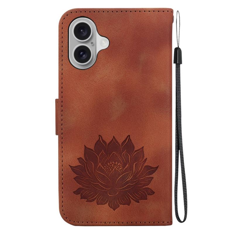 Etui Folio Do iPhone 16 Pasek Lotosu