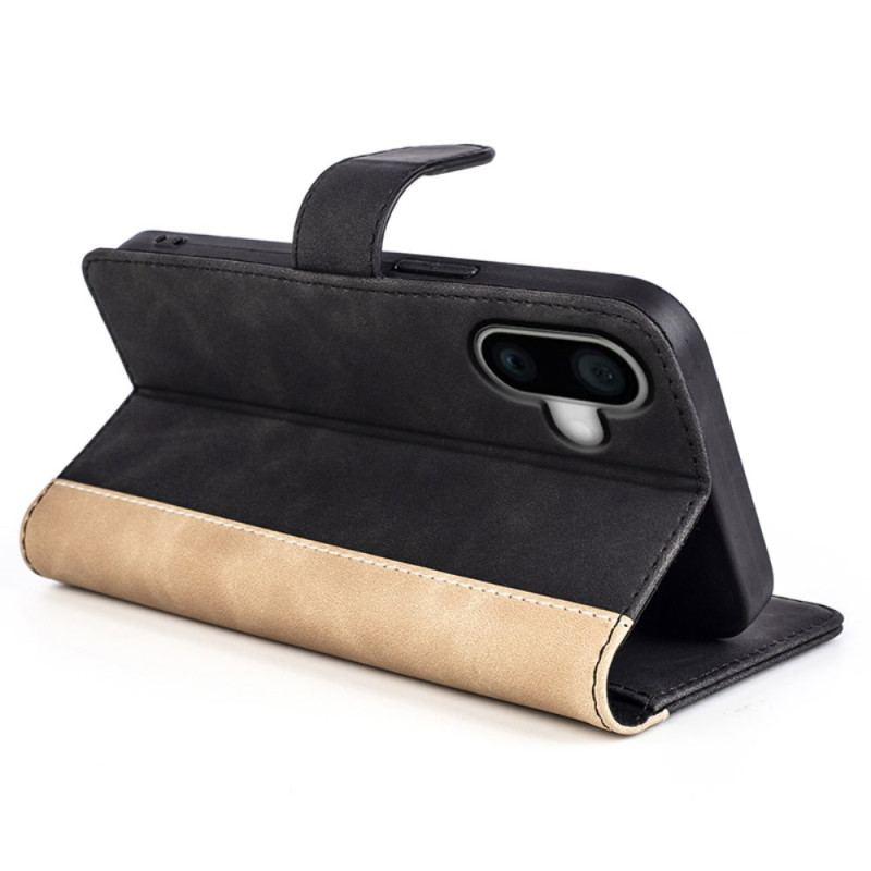 Etui Folio iPhone 16 Dwukolorowy Projekt