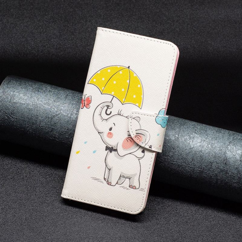 Etui Folio iPhone 16 Parasol I Słoń Etui Ochronne