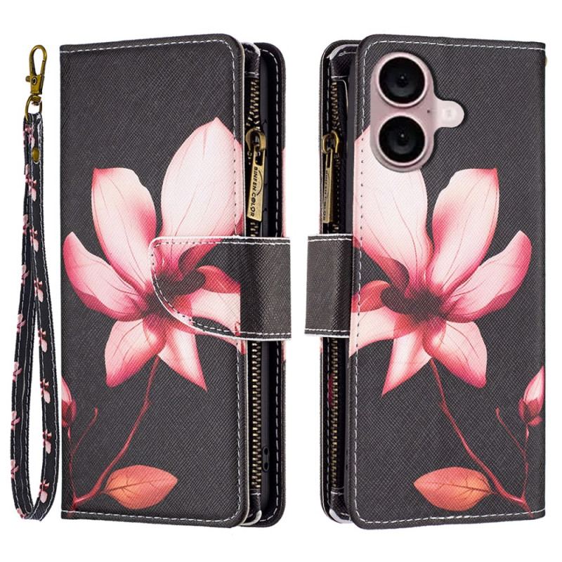 Etui Folio iPhone 16 Portfel Lotosu Etui Ochronne