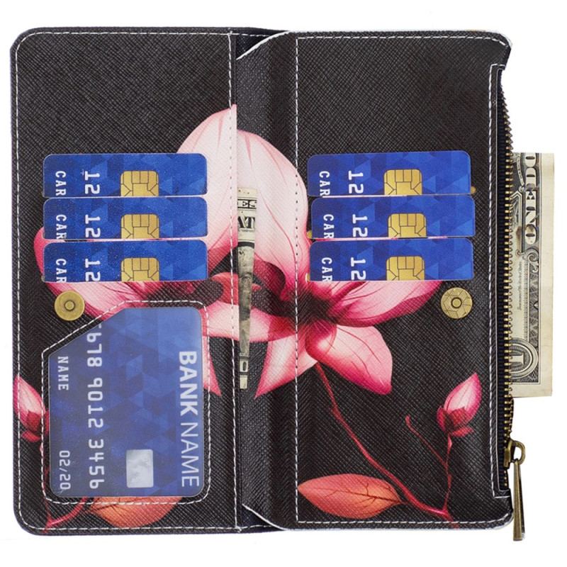 Etui Folio iPhone 16 Portfel Lotosu Etui Ochronne