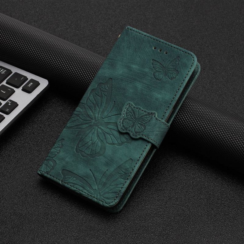 Etui Folio iPhone 16 Portfel W Motyle