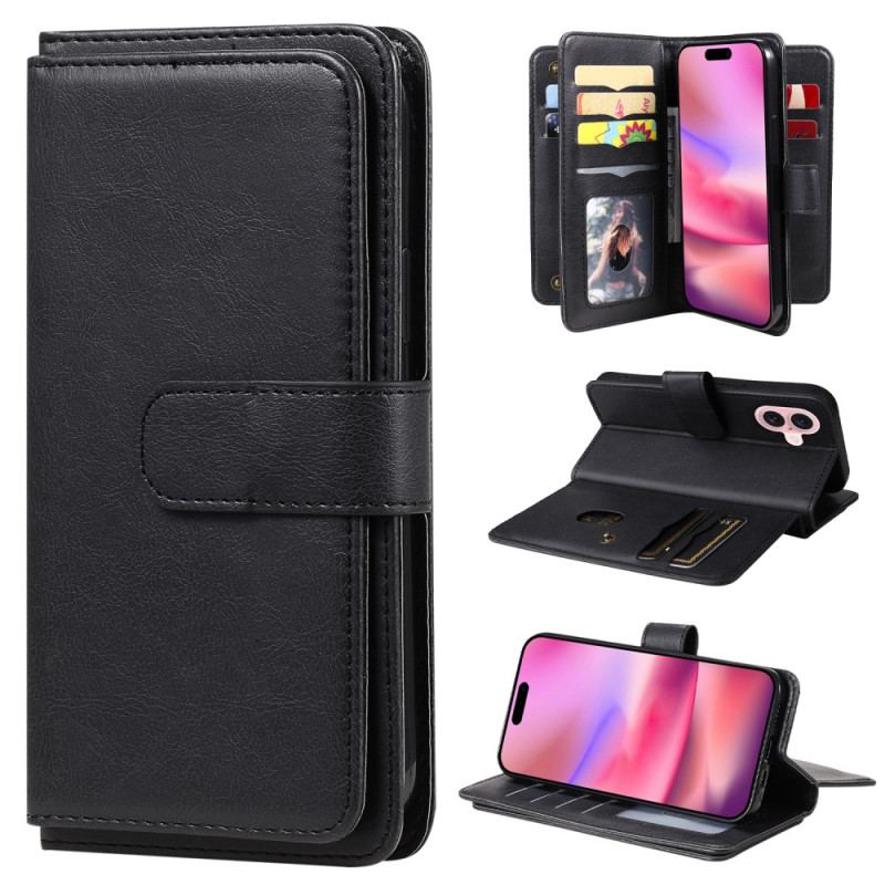 Etui Folio iPhone 16 Posiadacz Wielu Kart