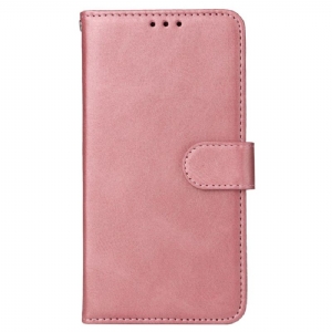 Etui Folio iPhone 16 Zwykły Skórzany Model Z Paskiem Etui Ochronne