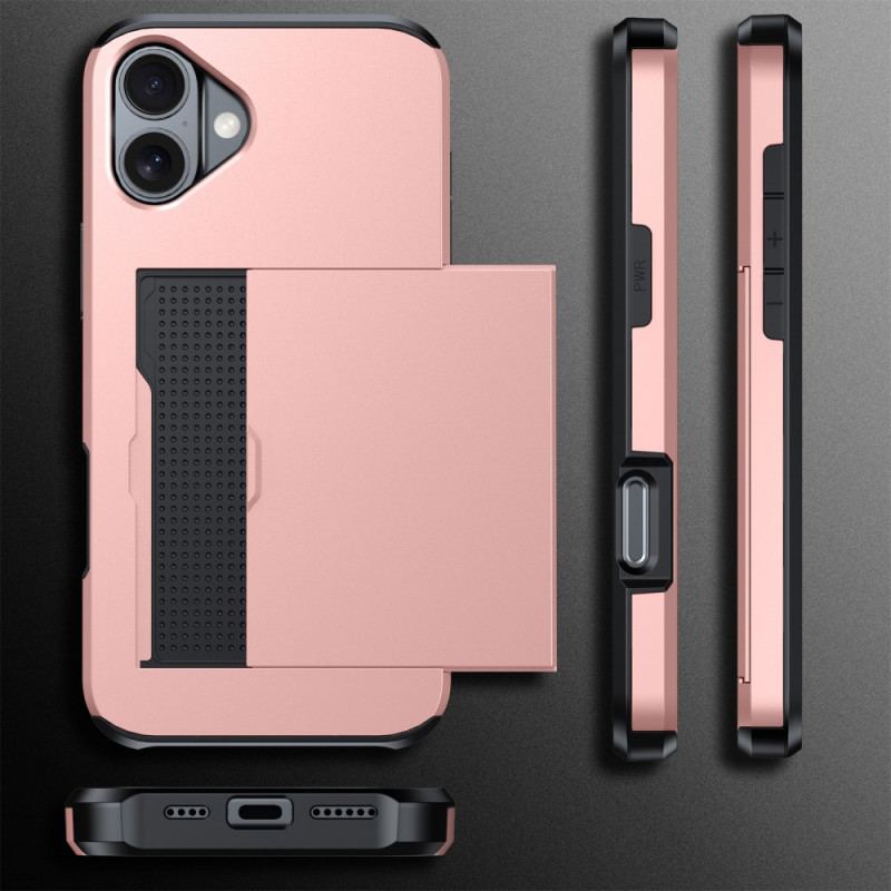 Etui iPhone 16 Wysuwany Uchwyt Na Karty Etui Ochronne