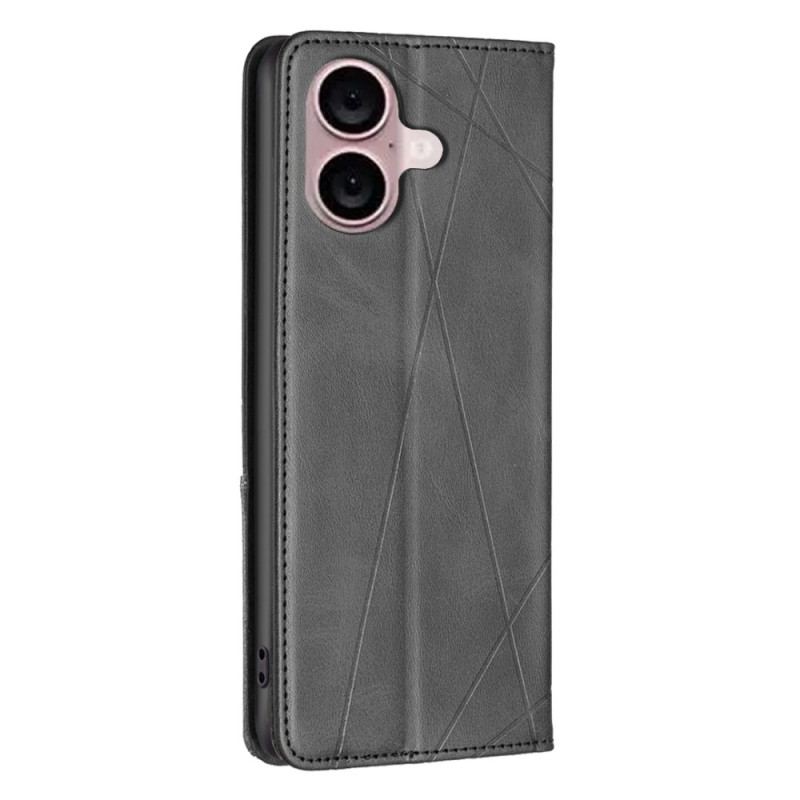 Flip Kotelot iPhone 16 Etui Na Telefon Geometria Binfen Color