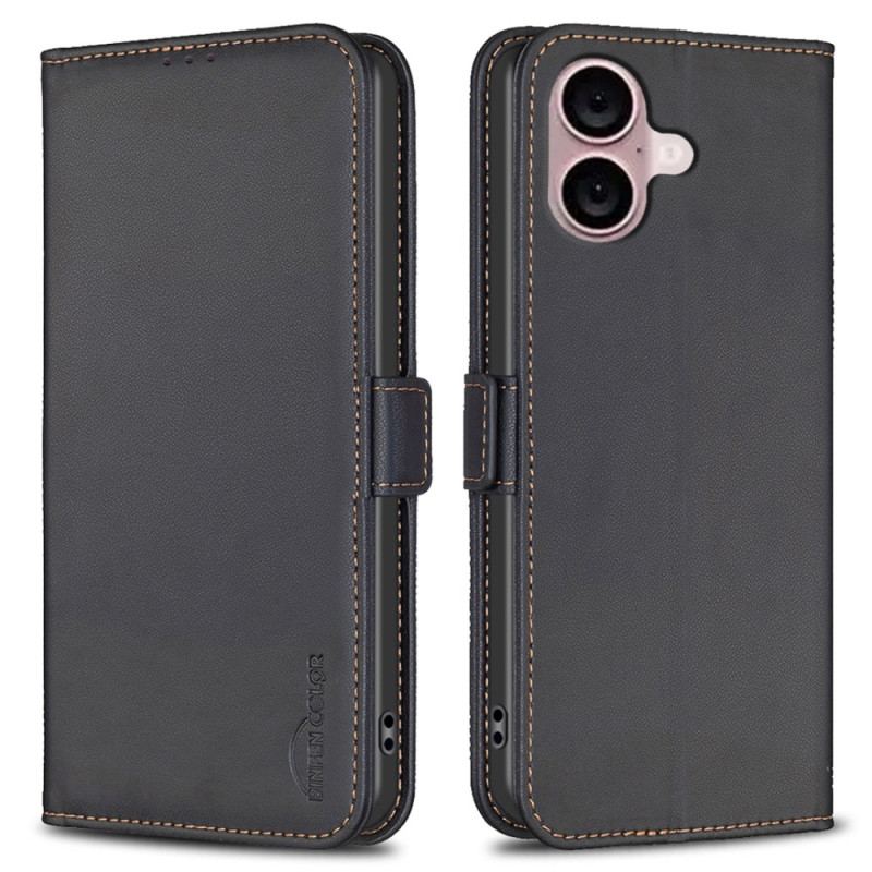 Flip Kotelot iPhone 16 Klasyczny Kolor Binfen