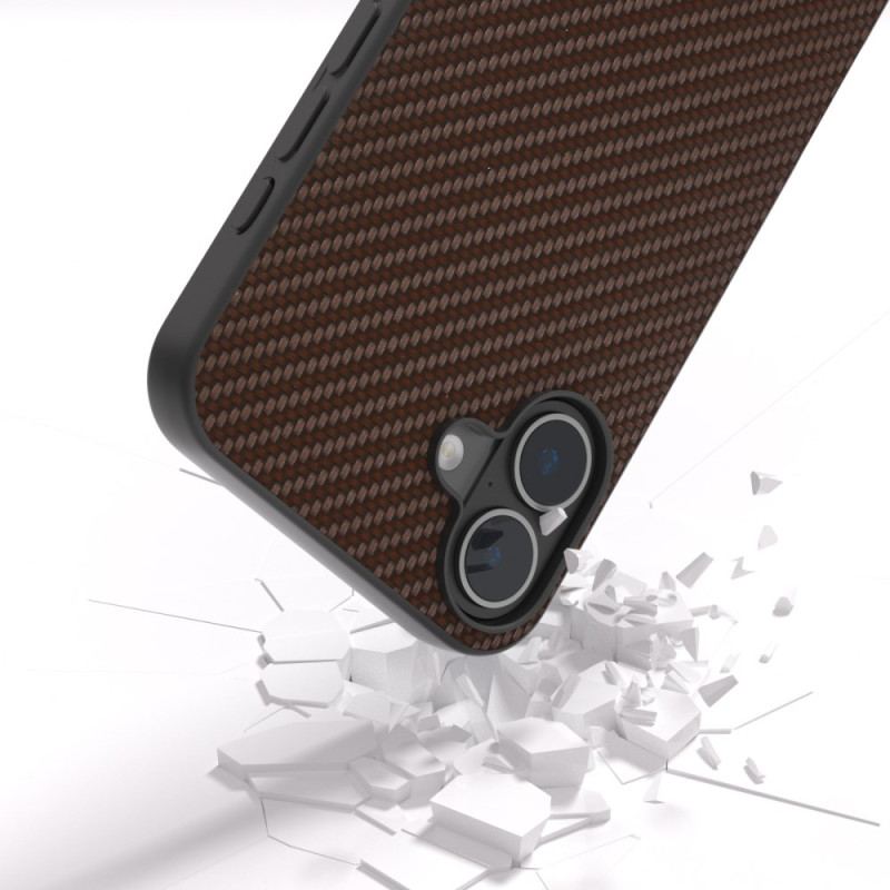 Futerały iPhone 16 Etui Na Telefon Tekstura Włókna Węglowego Abeel