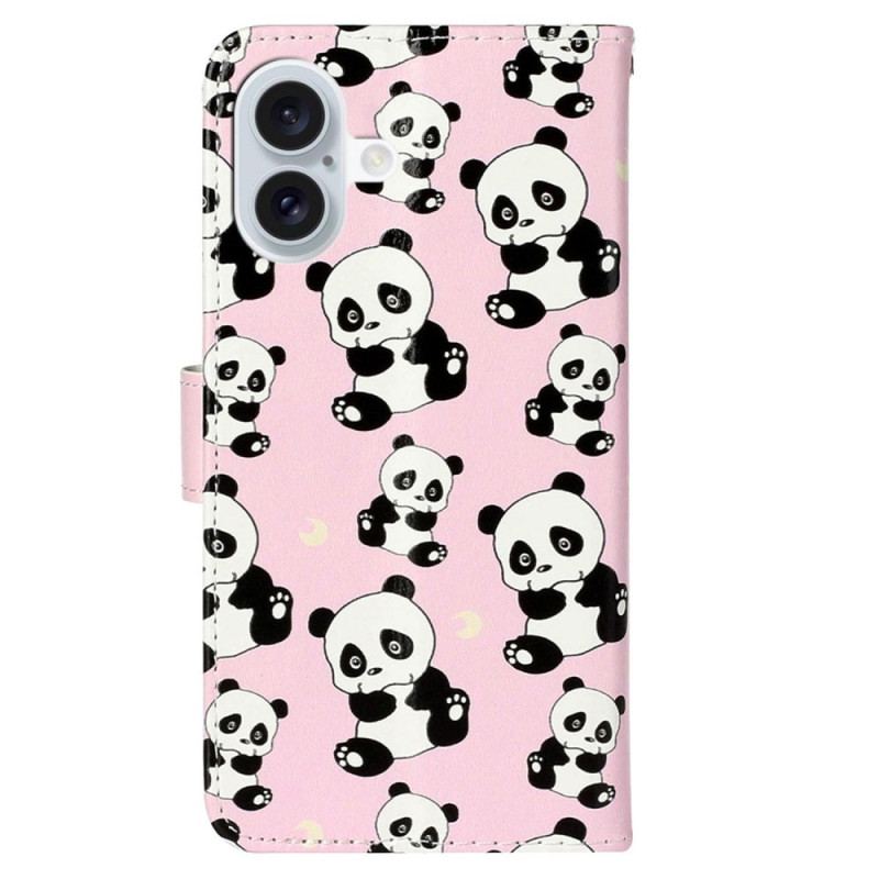 Pokrowce iPhone 16 Pandy Na Smyczy