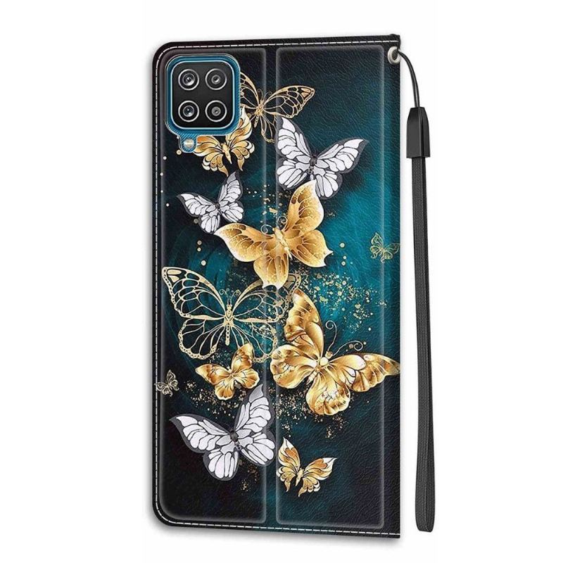 Etui Folio do Samsung Galaxy A12 Motyle