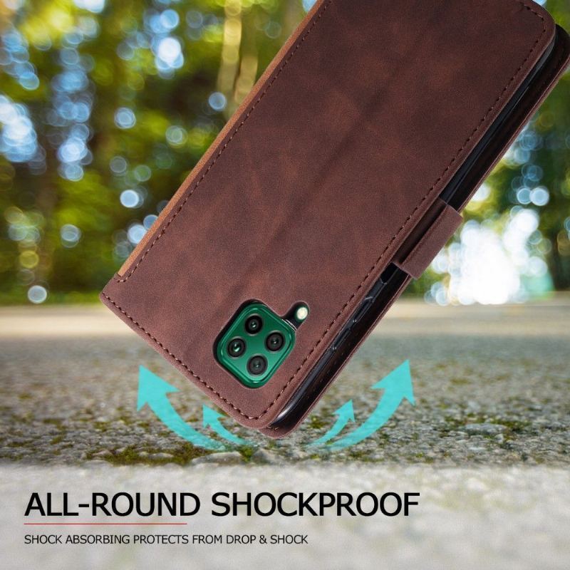Etui Folio do Samsung Galaxy A12 Portfel Vintage Kieszonkowy Portfel