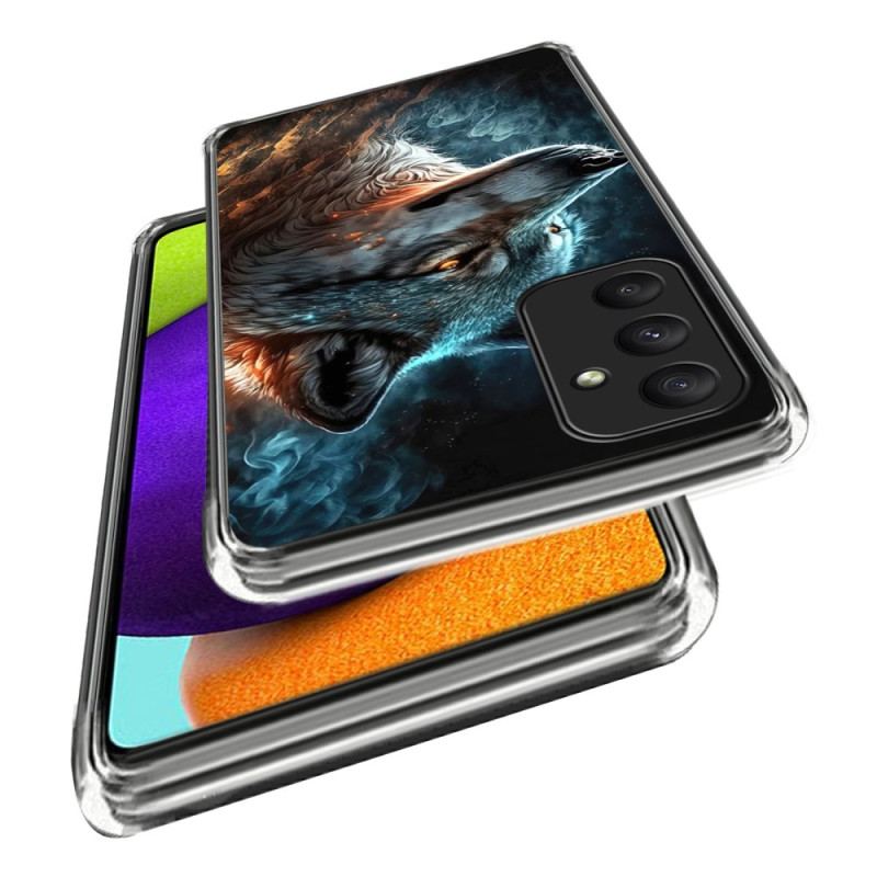 Etui Do Samsung Galaxy A55 5g Dziki Wilk