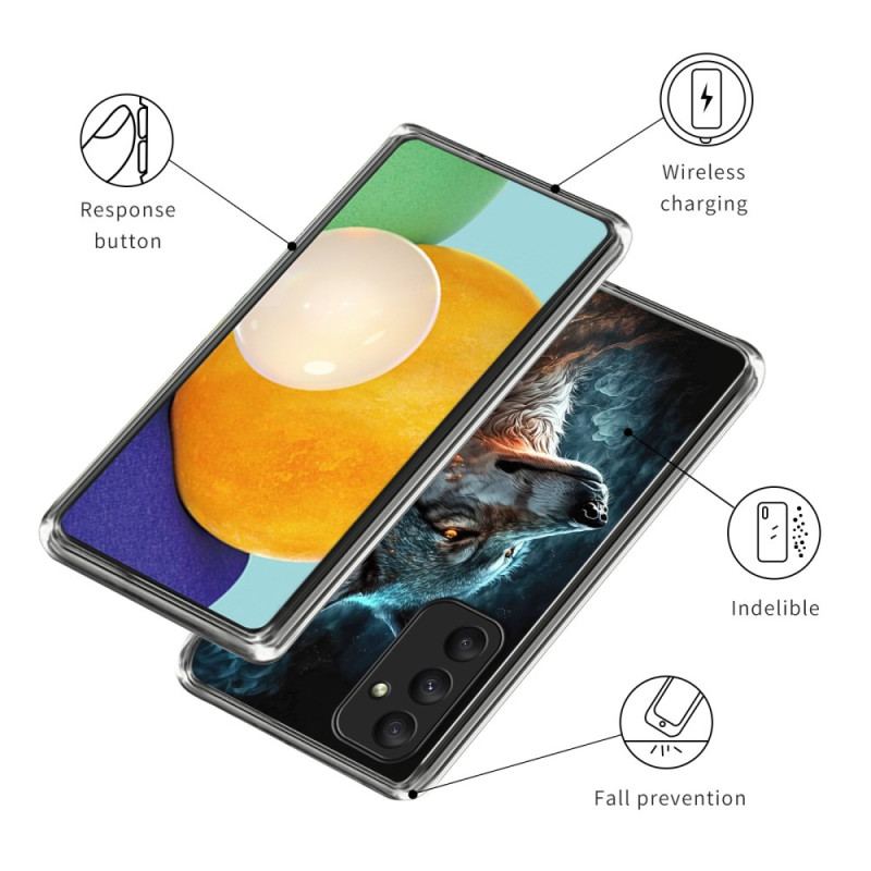 Etui Do Samsung Galaxy A55 5g Dziki Wilk