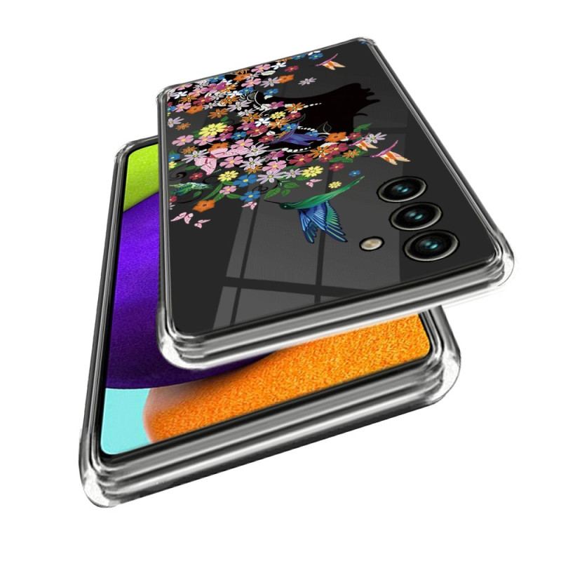 Etui Do Samsung Galaxy A55 5g Głowa Kwiatu
