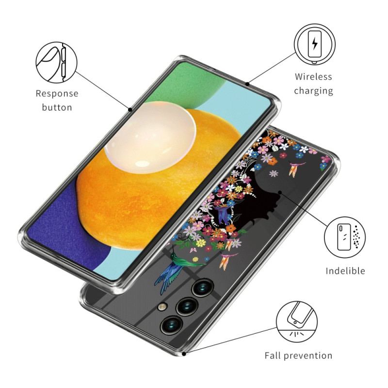 Etui Do Samsung Galaxy A55 5g Głowa Kwiatu