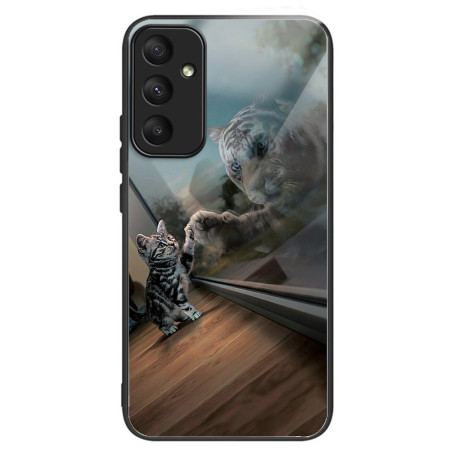 Etui Do Samsung Galaxy A55 5g Lustro Cat Ze Szkła Hartowanego
