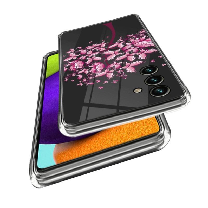 Etui Do Samsung Galaxy A55 5g Różowe Drzewo
