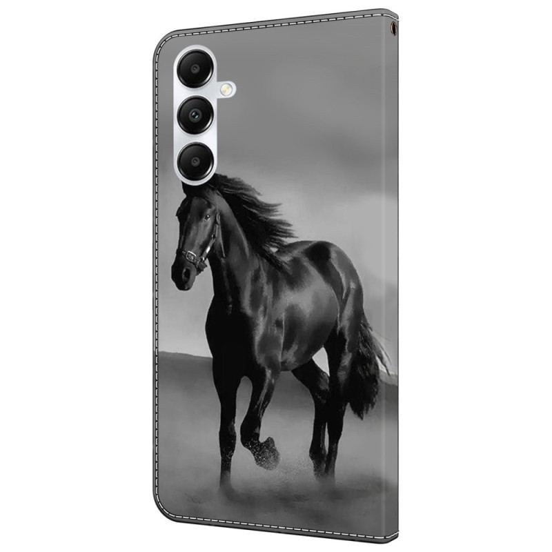 Etui Folio Do Samsung Galaxy A55 5g CZarny Koń