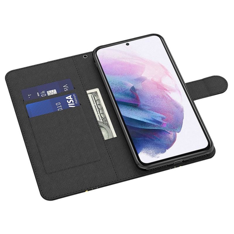 Etui Folio Do Samsung Galaxy A55 5g Kot I Tygrys Z Paskiem