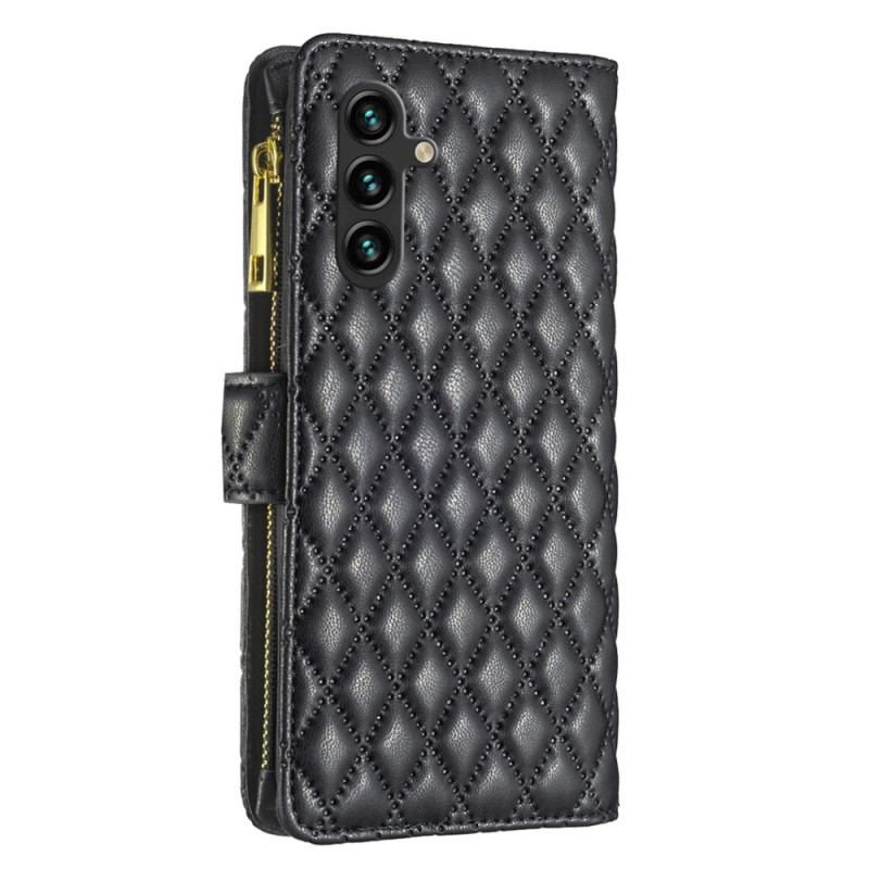 Etui Folio Do Samsung Galaxy A55 5g Pikowana Binfen Kolor