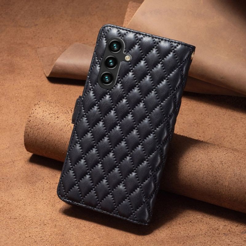 Etui Folio Do Samsung Galaxy A55 5g Pikowana Binfen Kolor