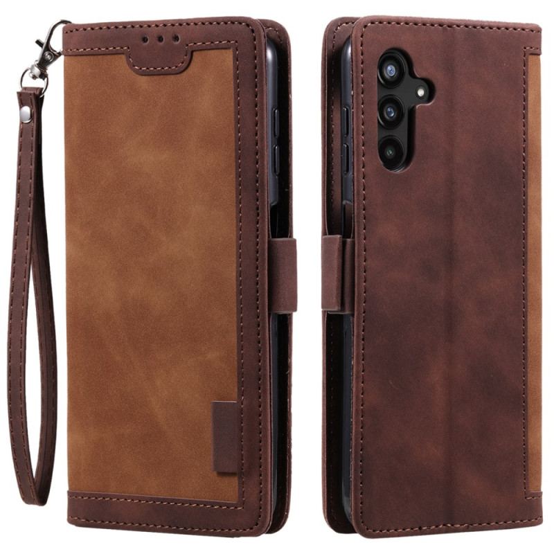 Etui Folio Do Samsung Galaxy A55 5g Portfel Retro